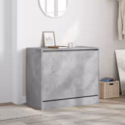 Scarpiera Grigio Cemento 80x42x69 cm in Legno Multistratocod mxl 110805 - Vista aggiuntiva 3