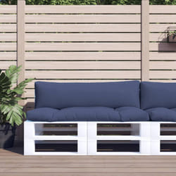Cuscini per Pallet 2 pz Blu Marino in Tessuto Oxford vidaXL91357