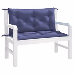 Cuscini per Panca 2 pz Blu Marino 100x50x7 cm in Tessuto Oxfordcod mxl 91628 - Vista aggiuntiva 3