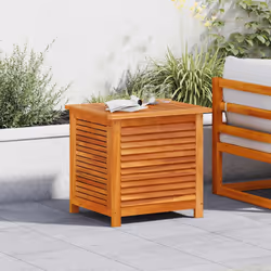 vidaXL Contenitore Giardino con Feritoia 50x60x56cm Massello Acacia - Vista aggiuntiva 3