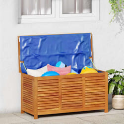 Contenitore Giardino con Feritoia 113x50x56cm Massello Acaciacod mxl 87695