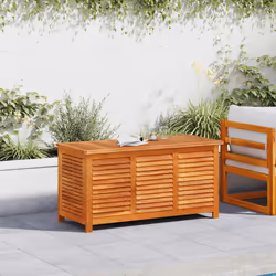 Contenitore Giardino con Feritoia 113x50x56cm Massello Acaciacod mxl 87695 - Vista aggiuntiva 3