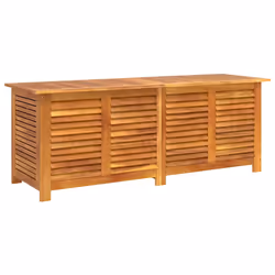 Contenitore Giardino con Feritoia 150x50x56cm Massello Acaciacod mxl 111690 - Vista aggiuntiva 2