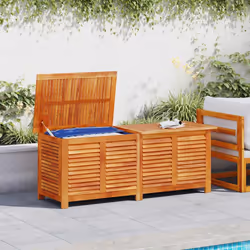 Contenitore Giardino con Feritoia 150x50x56cm Massello Acaciacod mxl 111690 - Vista aggiuntiva 3