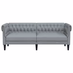 VidaXL 372556 divano 3 seduta(e) Grigio - Vista aggiuntiva 4