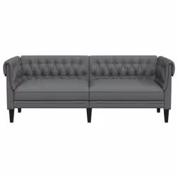 VidaXL 372557 divano 3 seduta(e) Grigio - Vista aggiuntiva 4