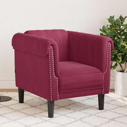 Poltrona Rosso Vino in Vellutocod mxl 115423