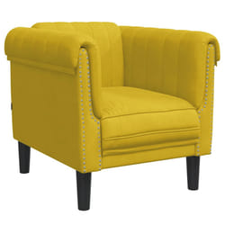 VidaXL 372571 set di mobili per soggiorno Giallo Legno compensato, Legno