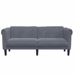 VidaXL 372576 divano 2 seduta(e) Grigio - Vista aggiuntiva 4