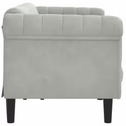 VidaXL 372585 divano 3 seduta(e) Grigio - Vista aggiuntiva 5