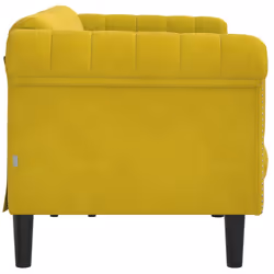 VidaXL 372591 divano 3 seduta(e) Giallo - Vista aggiuntiva 5