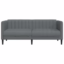 VidaXL 372605, Grigio, 2 seduta(e), Schiuma, Poliestere, Polywood, Legno, 1760 mm, 765 mm