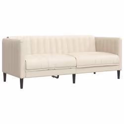 Divano a 2 Posti Crema in Tessutocod mxl 115438 - Vista aggiuntiva 2