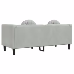 VidaXL 372632 divano 2 seduta(e) Grigio - Vista aggiuntiva 6