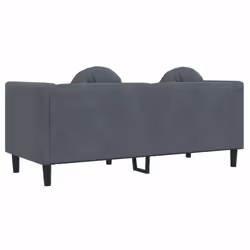 VidaXL 372633 divano 2 seduta(e) Grigio - Vista aggiuntiva 6