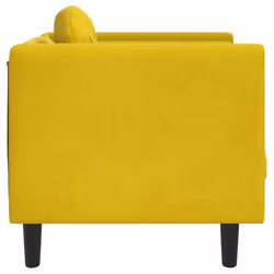 VidaXL 372638 divano 2 seduta(e) Giallo - Vista aggiuntiva 5