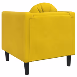 VidaXL 372638 divano 2 seduta(e) Giallo - Vista aggiuntiva 6