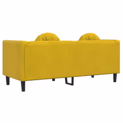 VidaXL 372648 divano 3 seduta(e) Giallo - Vista aggiuntiva 6