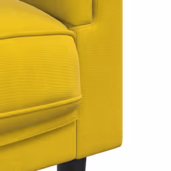 VidaXL 372648 divano 3 seduta(e) Giallo - Vista aggiuntiva 7