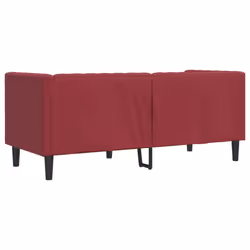 VidaXL 372663 divano 2 seduta(e) Rosso - Vista aggiuntiva 6