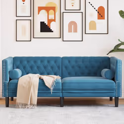 Questo divano chesterfield a 2 posti è il luogo ideale per chiacchierare, leggere, guardare la TV o semplicemente rilassarvi. ...