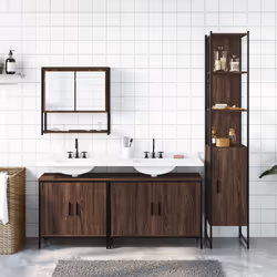 VidaXL 3214694 set di mobili da bagno