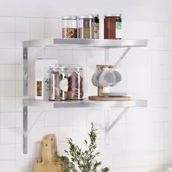 VidaXL 3214502 scaffale Acciaio inox Argento - Vista aggiuntiva 2
