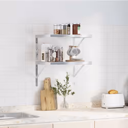 VidaXL 3214502 scaffale Acciaio inox Argento - Vista aggiuntiva 3