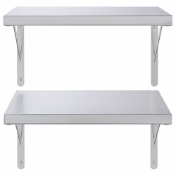 VidaXL 3214502 scaffale Acciaio inox Argento - Vista aggiuntiva 5