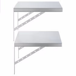 VidaXL 3214502 scaffale Acciaio inox Argento - Vista aggiuntiva 6