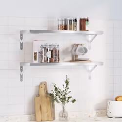 VidaXL 3214507 scaffale Acciaio inox Argento - Vista aggiuntiva 2
