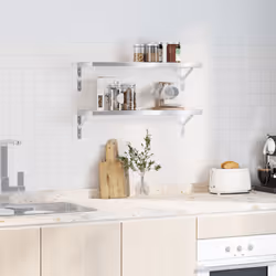VidaXL 3214507 scaffale Acciaio inox Argento - Vista aggiuntiva 3