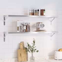 VidaXL 3214509 scaffale Acciaio inox Argento - Vista aggiuntiva 2