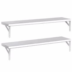 VidaXL 3214509 scaffale Acciaio inox Argento - Vista aggiuntiva 4