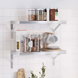 VidaXL 3214510 scaffale Acciaio inox Argento - Vista aggiuntiva 2