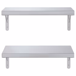 VidaXL 3214510 scaffale Acciaio inox Argento - Vista aggiuntiva 5