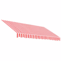 Tessuto di Ricambio per Tenda Strisce Rosse e Bianche 3x2,5 mcod mxl 91950 - Vista aggiuntiva 2