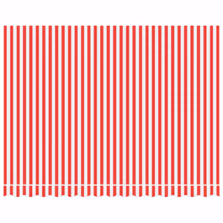 Tessuto di Ricambio per Tenda Strisce Rosse e Bianche 3,5x2,5 mcod mxl 115938 - Vista aggiuntiva 3