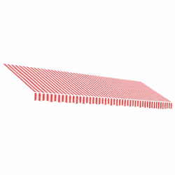 Tessuto di Ricambio per Tenda Strisce Rosse e Bianche 5x3 mcod mxl 115941 - Vista aggiuntiva 2