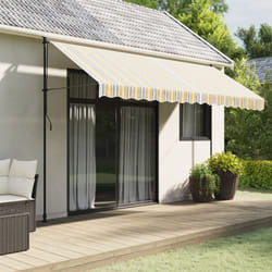 Tessuto di Ricambio per Tenda Strisce Multicolore 4x3 m Vidaxl 498106