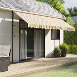 Tessuto di Ricambio per Tenda Strisce Multicolore 4x3,5 m Vidaxl 30024