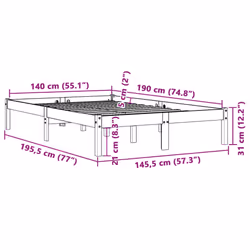 VidaXL 844845 letto - Vista aggiuntiva 8