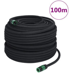 Vidaxl - Tubo di Irrigazione da Giardino Nero 0,6' 100 m in Gomma