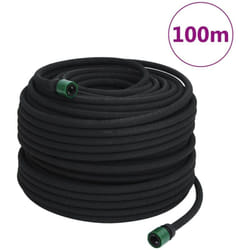 Vidaxl - Tubo di Irrigazione da Giardino Nero 0,6' 100 m in Gomma