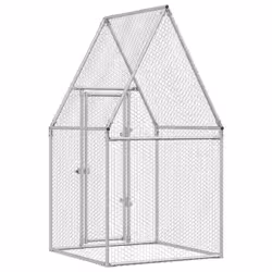 VidaXL 172549 gabbia e habitat per animali di piccola taglia Argento - Vista aggiuntiva 7