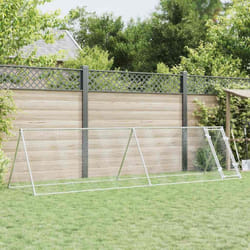 Gabbia per Polli Argento 400x105x91 cm in Acciaio Zincato Vidaxl 36979