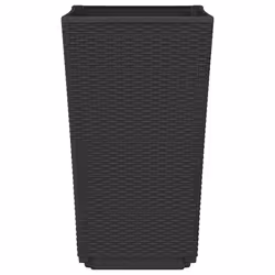 VidaXL 367848 fioriera Polipropilene (PP) Nero - Vista aggiuntiva 6