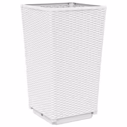 VidaXL 367849 fioriera Polipropilene (PP) Bianco - Vista aggiuntiva 4