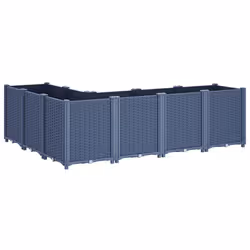 VidaXL 367861 fioriera Polipropilene (PP) Blu, Grigio - Vista aggiuntiva 5
