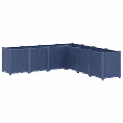 Fioriera da Giardino Grigia 160x160x53 cm in PPcod mxl 114900 - Vista aggiuntiva 2